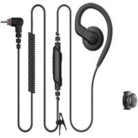 Over-the-Ear Single Pin Earpiece for Curve Two-Way Radio Equipex