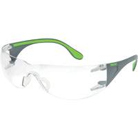 Lunettes de s&eacute;curit&eacute; gris/vert Adapt Lite, Lentille Transparent, Antibu&eacute;e/Anti-&eacute;gratignures, ANSI Z87+/R&eacute;pond ou surpasse la norme CSA Z94.3 Equipex