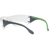 Lunettes de s&eacute;curit&eacute; gris/vert Adapt Lite, Lentille Transparent, Antibu&eacute;e/Anti-&eacute;gratignures, ANSI Z87+/R&eacute;pond ou surpasse la norme CSA Z94.3 Equipex