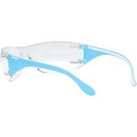 Lunettes de s&eacute;curit&eacute; bleu/blanc Adapt Lite, Lentille Transparent, Antibu&eacute;e/Anti-&eacute;gratignures, ANSI Z87+/R&eacute;pond ou surpasse la norme CSA Z94.3 Equipex