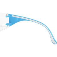 Lunettes de s&eacute;curit&eacute; bleu/blanc Adapt Lite, Lentille Transparent, Antibu&eacute;e/Anti-&eacute;gratignures, ANSI Z87+/R&eacute;pond ou surpasse la norme CSA Z94.3 Equipex