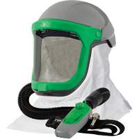 Z-Link Respirator with Tychem 4000 Shoulder Cape & C40, Facepiece Respirator/Welding Helmet Equipex