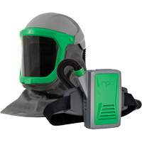 Z-Link Powered Air Respirator with Zytec FR Shoulder Cape, Facepiece Respirator/Welding Helmet Equipex