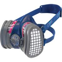 Respirateur Elipse &agrave; profil bas OV/P100 NIOSH avec filtres de rechange, &eacute;lastom&egrave;re/Thermoplastique, Petit/Moyen Equipex