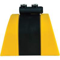 HAZLOK Safety Barrier System, Plastic, Magnetic Mount, 30', Black and Yellow Tape Equipex