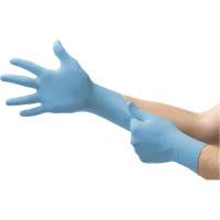 MICROFLEX 92-134 Versatility Disposable Gloves, 5.5/6/X-Small, Nitrile, 2.76-mil/3.94-mil, Powder-Free, Blue, Class 2 Equipex