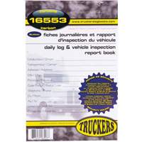 Carnet bilingue de registre quotidien et de rapport d'inspection de v&eacute;hicule Equipex