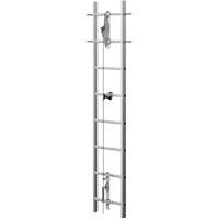 Syst&egrave;me antichute &agrave; c&acirc;ble pour &eacute;chelle verticale VI-Go, Acier galvanis&eacute; Equipex