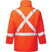 Parka isol&eacute; de 9 oz Haute visibilit&eacute; Avenger, style 515, Hommes, T-petit, Orange Equipex