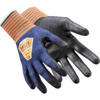 Helix&reg; 3052 Thin Work Gloves, 6/X-Small, 21 Gauge, Polyurethane Coated, ASTM ANSI Level A4/EN 388 Level D Equipex