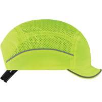 Casque l&eacute;ger de style casquette Skullerz 8955 avec micro-bordure, Vert lime haute visibilit&eacute; Equipex