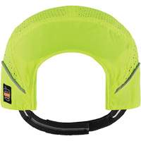 Casque l&eacute;ger de style casquette Skullerz 8955 avec micro-bordure, Vert lime haute visibilit&eacute; Equipex