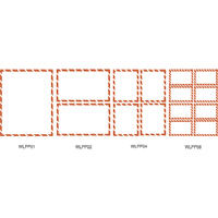 &eacute;tiquettes SIMDUT 100/pqt, Papier, Rouleau, 10-7/8" lo x 8-1/2" la Equipex