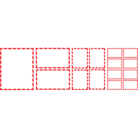 &eacute;tiquettes SIMDUT 400/pqt, Papier, Rouleau, 5-1/2" lo x 4-1/4" la Equipex