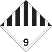 Plaque-&eacute;tiquette TMD divers dangers, Plastique Equipex