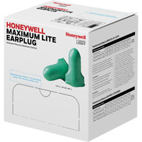 Bouchons d'oreilles en mousse &agrave; basse pression Maximum Lite de Howard Leight, Paire - Sac en poly, Avec cordon Equipex