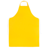 PVC Apron, PVC, Yellow, 35" W x 45" L Equipex