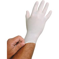 Gants jetables BioTek, Petit, Latex, 6 mils, Poudr&eacute;s, Blanc Equipex