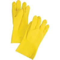 Gants ChemStop, Taille Petit/7, 12" lo, Latex, Doublure en Ouat&eacute;e, 16 mils Equipex