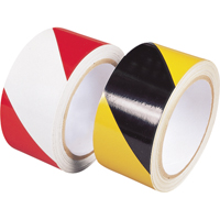 Rubans r&eacute;fl&eacute;chissants de classe ing&eacute;nierie, 2" x 30', Poly&eacute;thyl&egrave;ne, Noir et jaune Equipex
