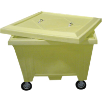 Extra Large Tote with 4" Wheels, 223 US gal. Capacity Equipex