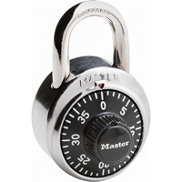 Padlock, Combination, Hardened Steel, 1-7/8" Width Equipex
