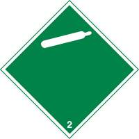 Non-Flammable Gas TDG Placard, Adhesive Vinyl Equipex