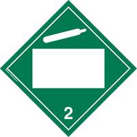 Plaque-&eacute;tiquette TMD gaz non toxique, Plastique Equipex