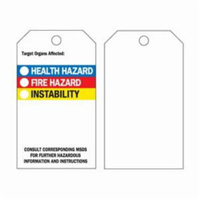 &eacute;tiquettes auto-plastifiantes du droit &agrave; l'information, Polyester, 3" la x 5-3/4" h, Anglais Equipex