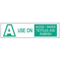 &eacute;tiquettes A Use on Wood Paper Textiles and Rubbish, 6" lo x 1-1/2" la, Vert sur blanc Equipex