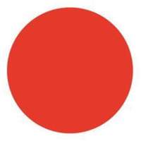 &eacute;tiquettes rondes inscriptibles, Cercle, 1,5" lo x 1,5" la, Rouge Equipex