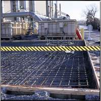 Ruban pour barricade, Anglais, 3" la x 200' lo, 3 mils, Noir sur jaune Equipex