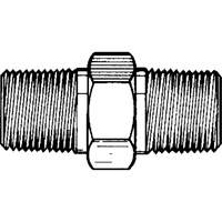 RACCORD HEXAGONAL MALE1/8"-1/8"NPT,LAITON, Laiton Equipex