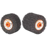 Tambour de finition FX, 4-1/4" dia. x 2" la, 5/8"-11 Arbre, Grain Cors&eacute; Equipex