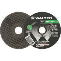 Zip Alu Cut-Off Wheel, 5" x 3/64", 7/8" Arbor, Type 1, Aluminum Oxide, 12200 RPM Equipex