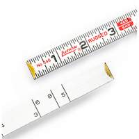 Red End&reg; Masonry Rule, 6' L, Wood, 1/16" Graduations Equipex