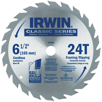 Contractor Saw Blades - Classic Series Saw Blades, 6-1/2", 24 Teeth, Wood Use Equipex