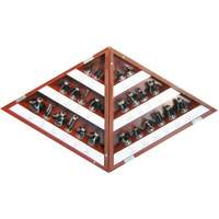 Jeux de fraises &agrave; d&eacute;foncer au carbure &agrave; 3 cannelures Equipex