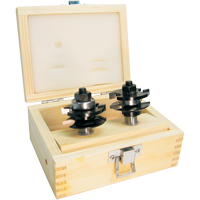 Jeux de fraises pour montants &amp; traverses &agrave; 2 cannelures Equipex