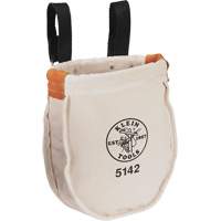 Utility tool Bag with Loop Connection, Canvas, 1 Pockets, Beige/Black Equipex