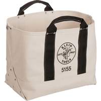 Heavy-Duty 17" Tool Bag, Canvas, 1 Pockets, Beige/Black Equipex