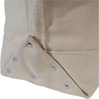 Sac &agrave; outils robuste de 17", Toile, 1 pochettes, Beige/Noir Equipex
