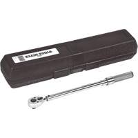 Torque Wrench, Click, 3/8" Square Drive, 10-100 ft-lb/13.6-135.6 Nm Equipex