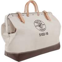 Heavy-Duty 18" Tool Bag, Canvas, 1 Pockets, Beige Equipex