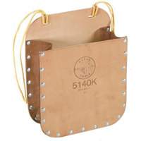 Tool Bag with Strap, Leather, 1 Pockets, Brown Equipex