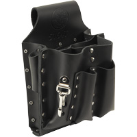 Tool Pouch, Multiple Tool Holder, Leather, 8 Pockets Equipex