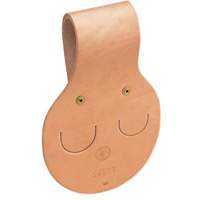 Spud Wrench Holder with Tunnel Connection, Tool Holder, Leather, 2 Pockets Equipex