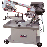 Metal Cutting Dual Swivel Band Saws, Horizontal/Vertical, Round 7" and 7" x12"  Rectangular Cutting Capacity Equipex