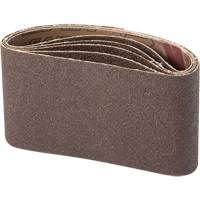 Portable Abrasive Belt, 3" W x 21" L, Aluminum Oxide, 100 Grit Equipex
