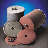 Meule &agrave; tronçonner haute vitesse pour le b&eacute;ton C24R, 14" x 1/8", Arbre de 1", Type 1, Carbure de silicium, 5400 Tr/min Equipex